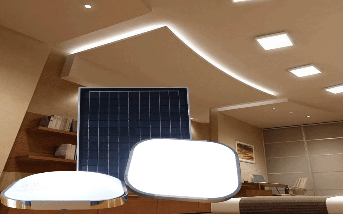 đèn năng lượng mặt trời trong nhà
