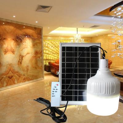 Bộ bóng bulb trắng năng lượng mặt trời 100w sử dụng trong nhà
