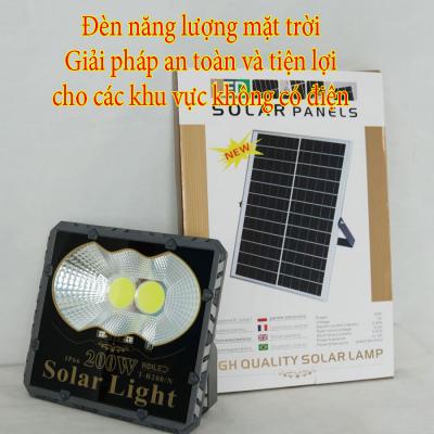 Đèn năng lượng mặt trời – Giải pháp an toàn và tiện lợi cho các khu vực không có điện