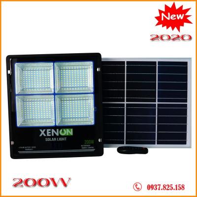 Đèn pha năng lượng mặt trời 200w hiệu Xenon solarlight mẫu mới nhất 2020