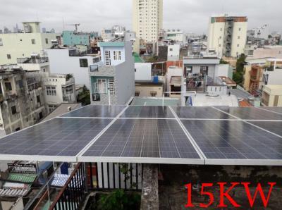 Lắp đặt hệ thống pin năng lượng mặt trời 15kw